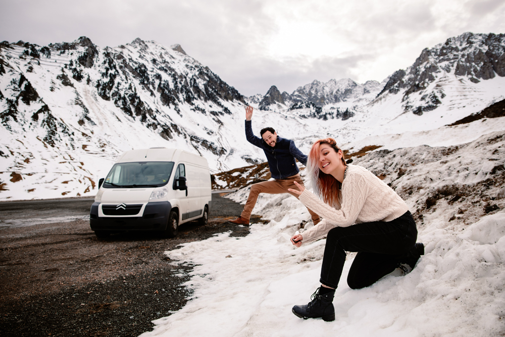 VanLife Pyrénées hiver Les Carnets du cerf blanc